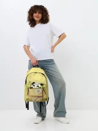 Рюкзак джинсовый / Заказывали Панду? ?