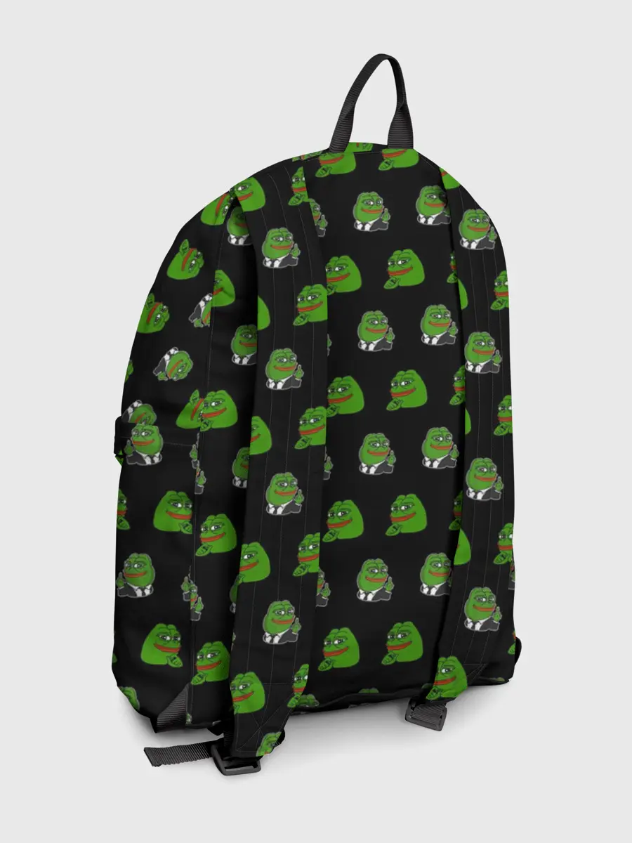 Рюкзак джинсовый / Frog Pepe
