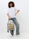 Рюкзак джинсовый / Кот и снег
