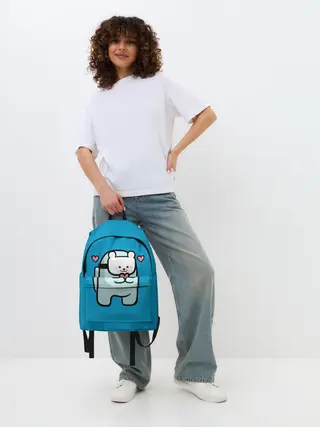 Рюкзак джинсовый / Nyan Cat