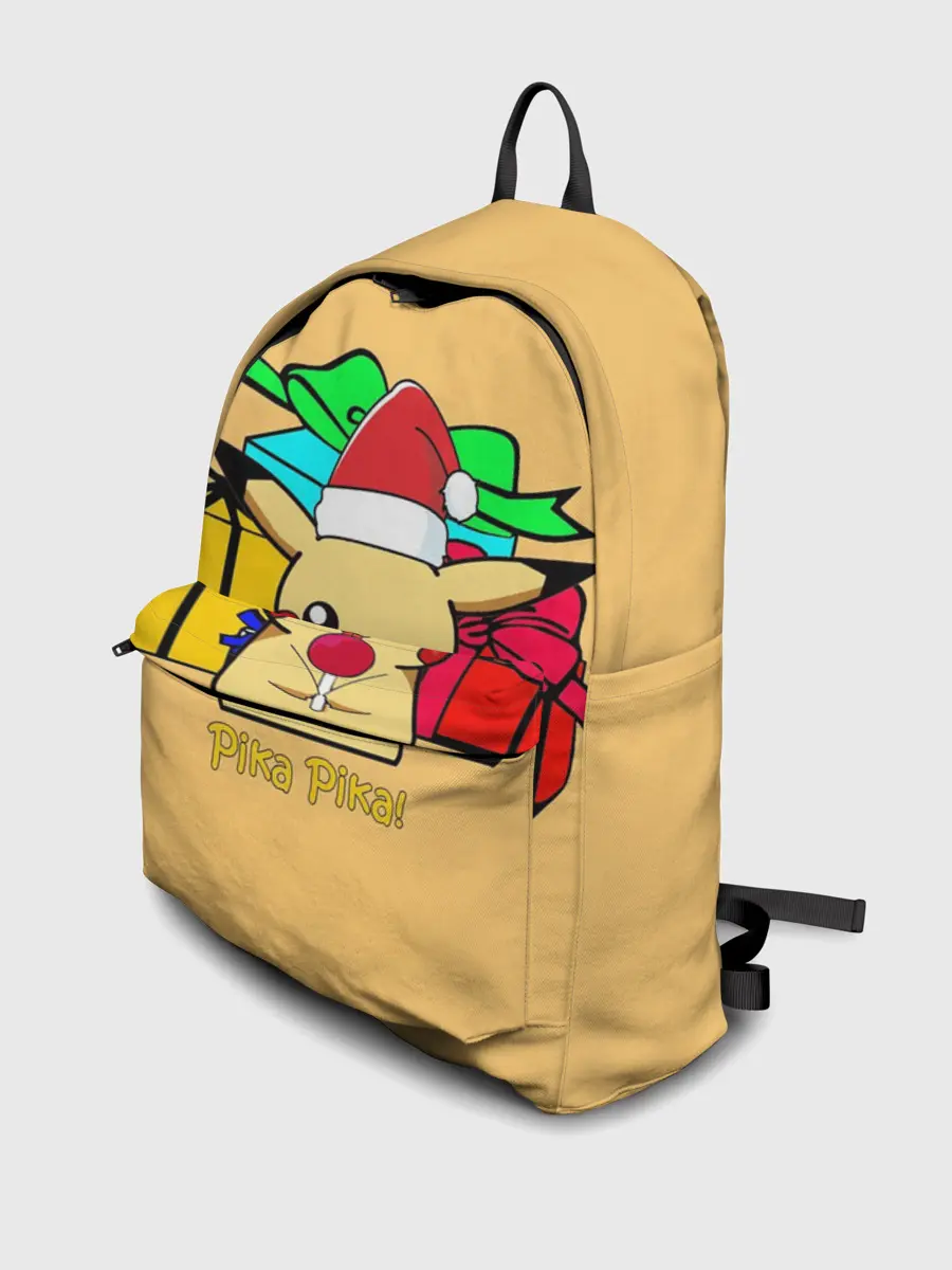 Рюкзак джинсовый / New Year Pikachu