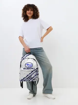 Рюкзак джинсовый / SUBARU.