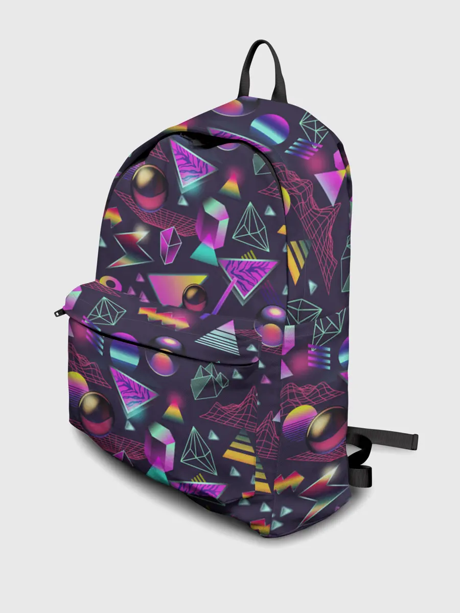 Рюкзак джинсовый / Vaporwave art