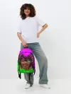 Рюкзак джинсовый / 3D Neon Monkey