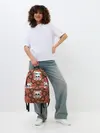 Рюкзак джинсовый / Кирпичные черепа