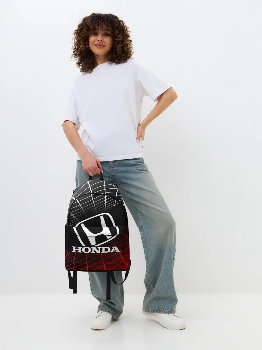Рюкзак джинсовый / HONDA / ХОНДА / СЕТКА