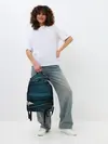 Рюкзак джинсовый / 3D luxury sport style Золото