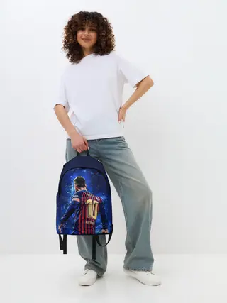 Рюкзак джинсовый / Leo Messi | Лео Месси | 10