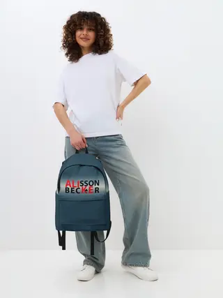 Рюкзак джинсовый / Крутой футбол. Алиссон