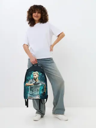 Рюкзак джинсовый / Серхио Агуэро