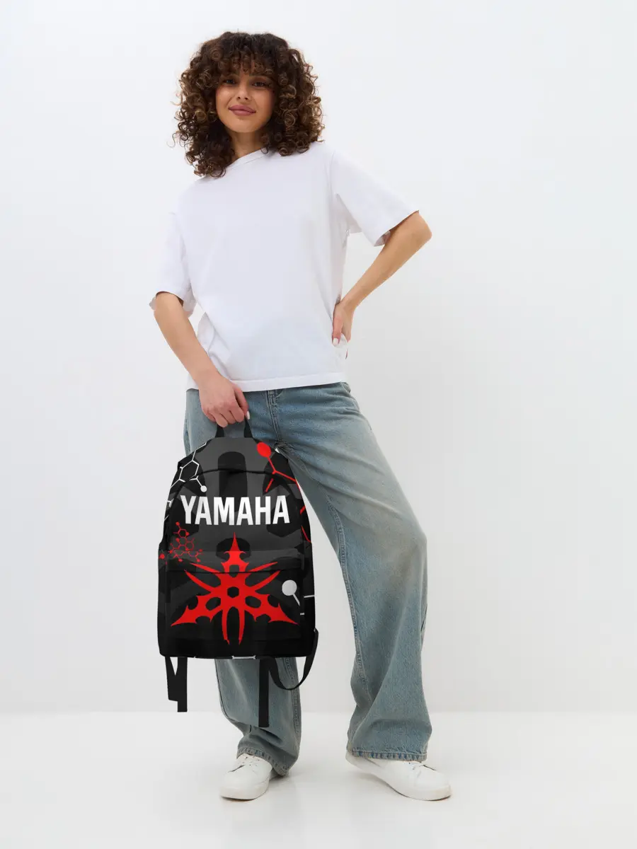 Рюкзак джинсовый / YAMAHA / ЯМАХА / МОТОСПОРТ