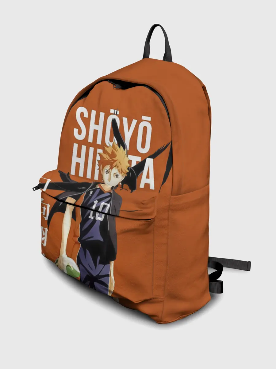 Рюкзак джинсовый / Шоё Хината иероглифы Haikyuu!!