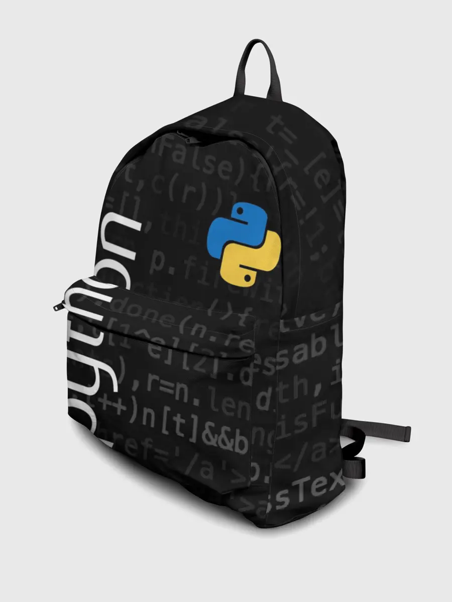 Рюкзак джинсовый / PYTHON / ПАЙТОН