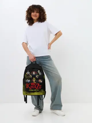 Рюкзак джинсовый / КНЯZZ Гимн Шута