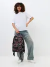Рюкзак джинсовый / Цветочная мозаика