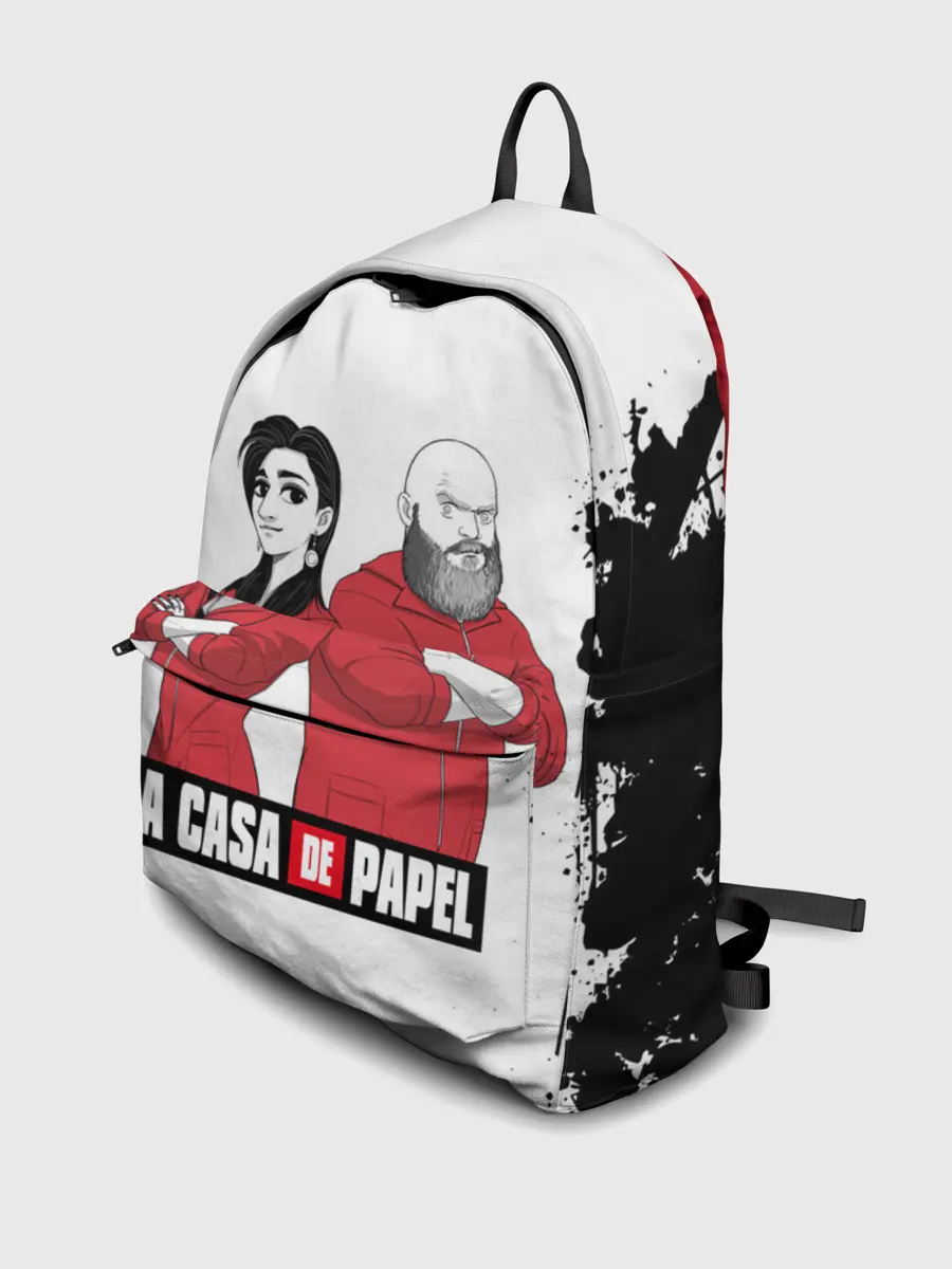 Рюкзак джинсовый / Nairobi | Helsinki | La Casa de Papel