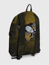 Рюкзак джинсовый / Pittsburgh Penguins на спине