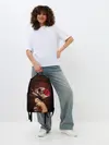 Рюкзак джинсовый / Ведьма с красной розой