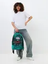 Рюкзак джинсовый / СТРАЖА В МАСКАХ | ИГРА В КАЛЬМАРА