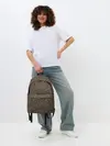 Рюкзак джинсовый / Растительный осенний фон