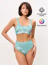 Женские топ и трусы / Кружевные цветы (P007_P004ooo1467027, P004ooo1467027)