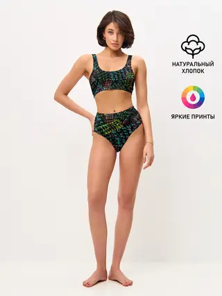 Женские топ и трусы / таблица умножения