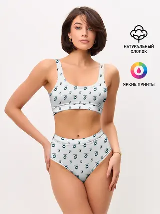 Женские топ и трусы / Рыбы