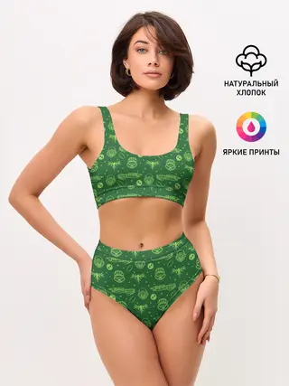 Женские топ и трусы / Halo Pattern
