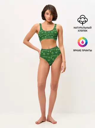 Женские топ и трусы / Halo Pattern