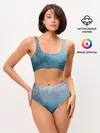 Женские топ и трусы / Blue Glass
