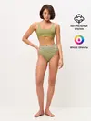 Женские топ и трусы / рисованный узор усы червячки