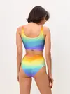 Женские топ и трусы / РАДУЖНЫЕ ВОЛНЫ | RAINBOW WAVES