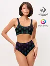 Женские топ и трусы / PSG NEON | ПСЖ НЕОН