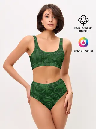 Женские топ и трусы / Печатная плата