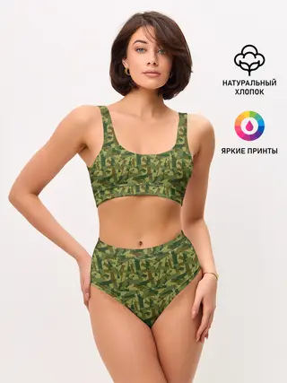 Женские топ и трусы / Статуя Свободы