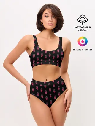 Женские топ и трусы / ФИГУРКИ СТРАЖЕЙ / ИГРА В КАЛЬМАРА
