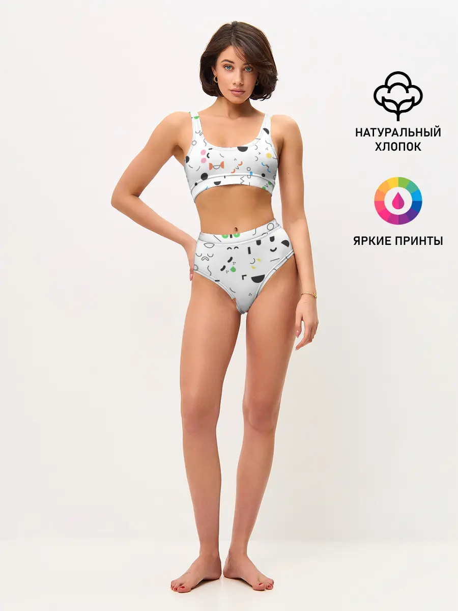 Женские топ и трусы / TOCA BOCA УЗОР ФОН