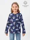 Детский лонгслив / Фиолетовые коалы