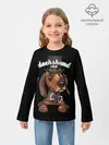 Детский лонгслив / Такса в цилиндре