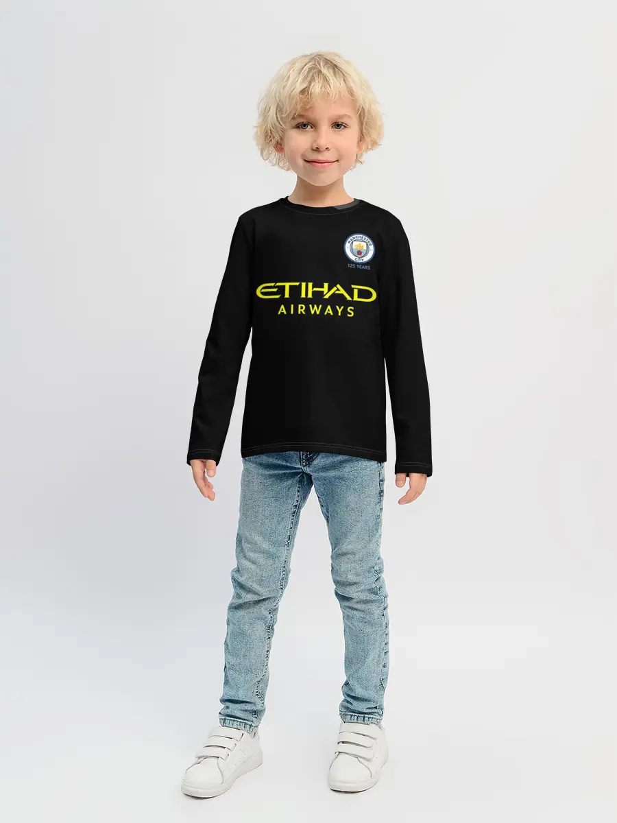 Детский лонгслив / Aguero away 19-20