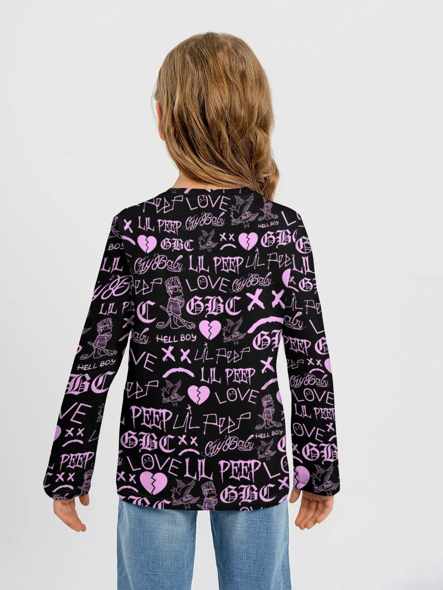 Детский лонгслив / LIL PEEP LOGOBOMBING