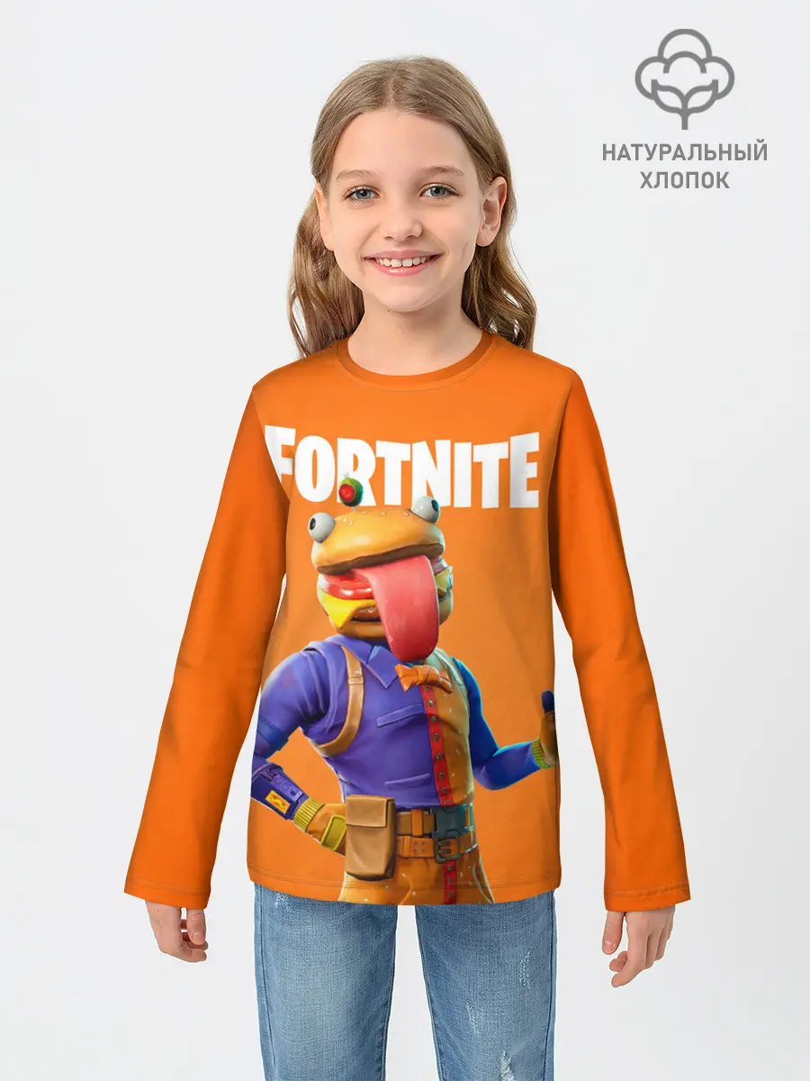 Детский лонгслив / Fortnite