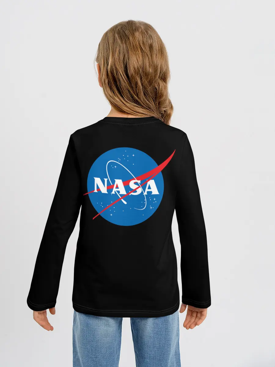 Детский лонгслив / Nasa