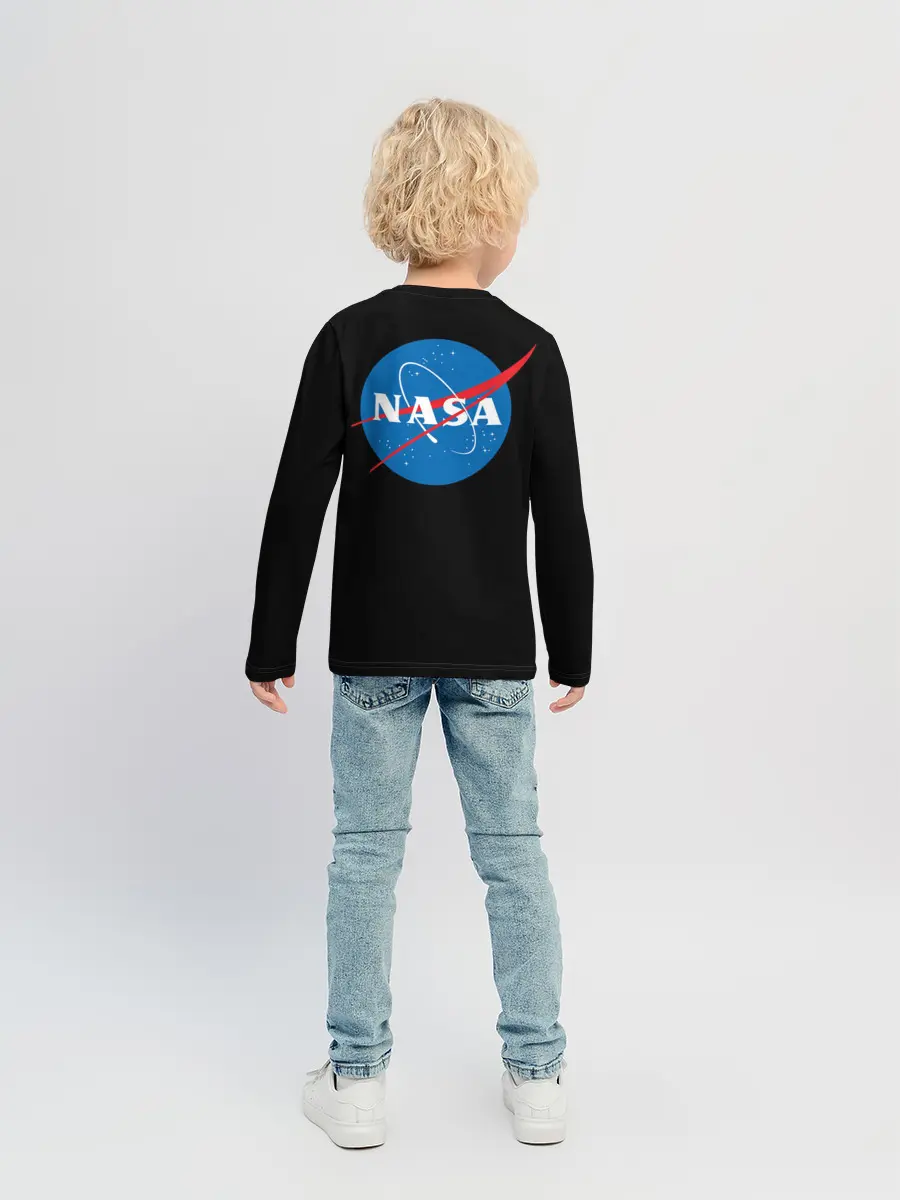 Детский лонгслив / Nasa
