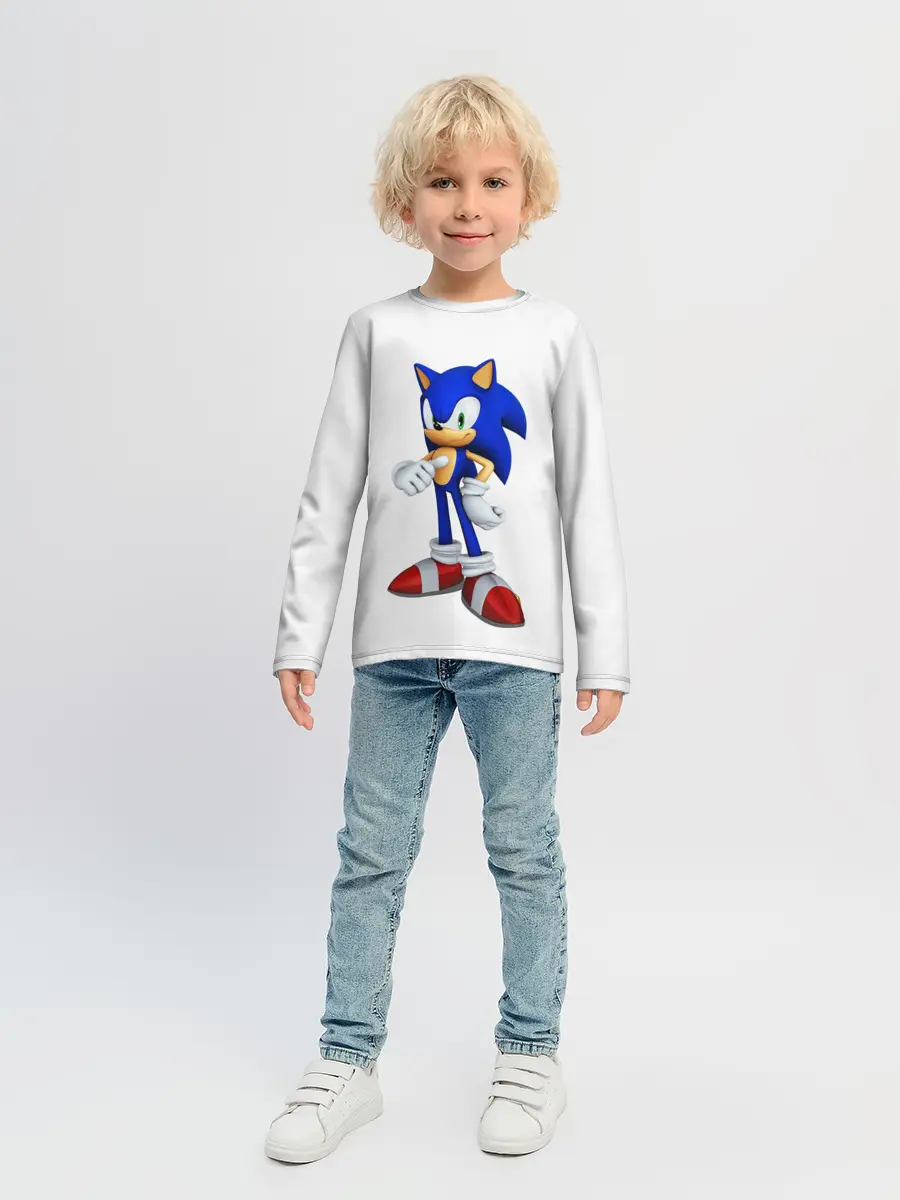 Детский лонгслив / Sonic