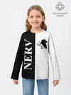Детский лонгслив / Nerv black