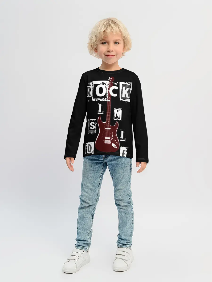 Детский лонгслив / Rock