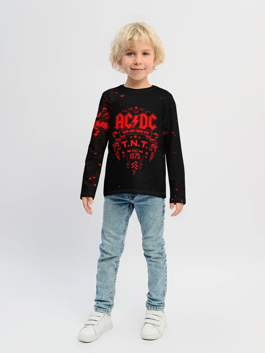 Детский лонгслив / AC/DC