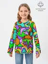 Детский лонгслив / PSY GEOMETRY