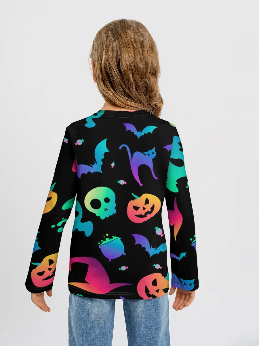 Детский лонгслив / RAINBOW HALLOWEEN | ХЭЛЛУИН